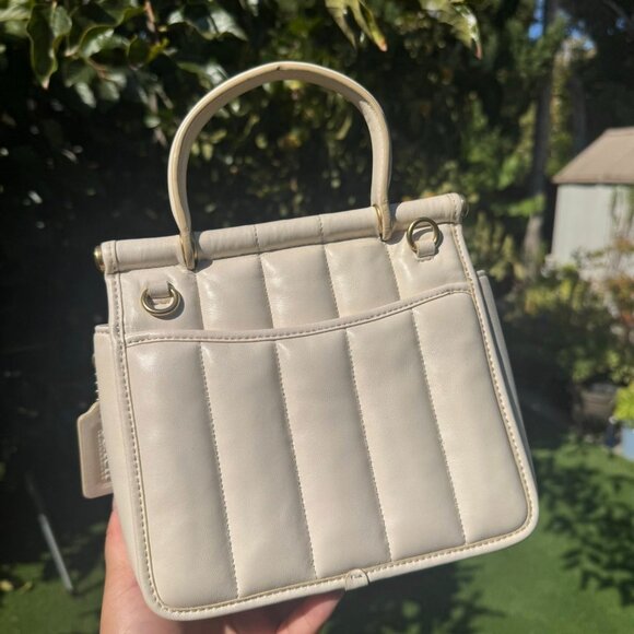 Coach Willis Top Handle 18 With Quilting C3844 (Modern Winnie) - Picture 3 of 8